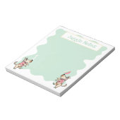 犬の生活 犬の骨のボール 緑のノート ノートパッド (回転)