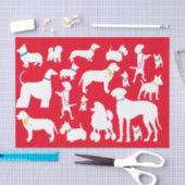 犬の生活 薄葉紙 (クラフト)