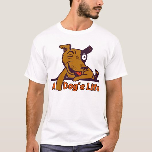 犬の生活 Tシャツ (正面)