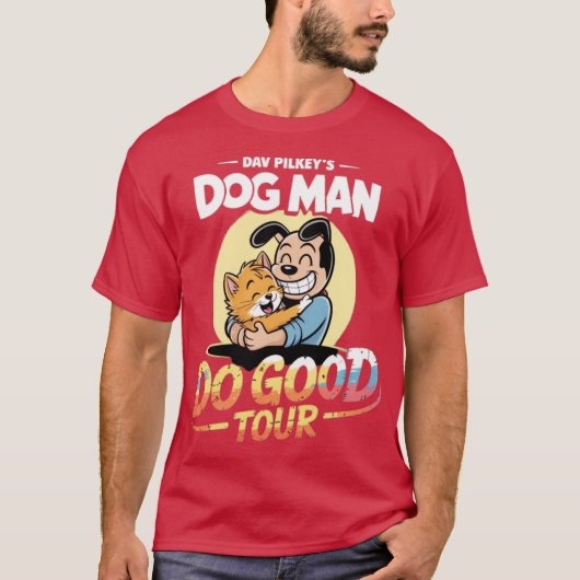 犬の男が良いツアー Tシャツ (正面)