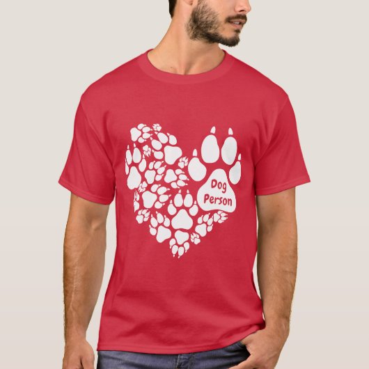 犬の男のおもしろい子 Tシャツ (正面)