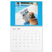 犬の画像を含むカレンダー カレンダー (3月 2027)