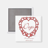 犬の真の愛 マグネット (正面/裏面)