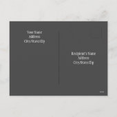 犬の眠るの白黒写真シンプル|過去記事 シーズンポストカード (裏面)