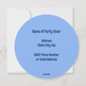 犬の眠る眠りのパーティの招待状 シーズンカード (裏面)