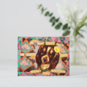 犬の知恵 – ヴィンテージ ポストカード (スタンド正面)