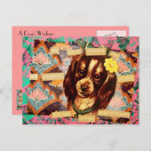 犬の知恵 – ヴィンテージ ポストカード (正面/裏面)