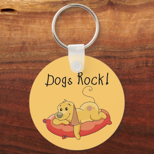 犬の石のTシャツおよびギフト キーホルダー (正面)