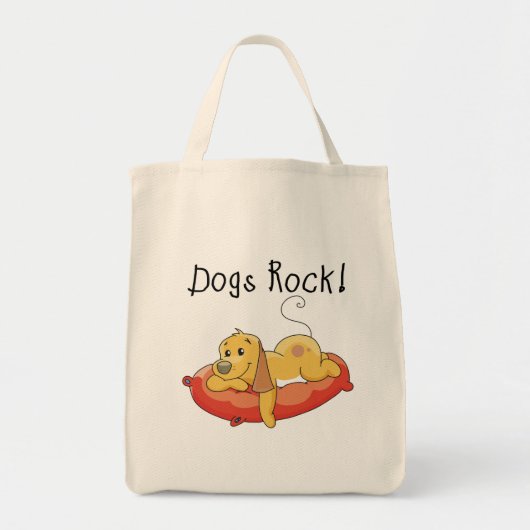 犬の石のTシャツおよびギフト トートバッグ (正面)