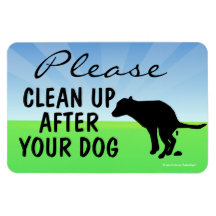 犬の磁気標識の後でクリーンアップしてください