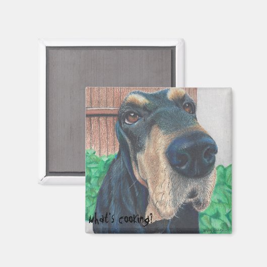 犬の磁石 マグネット (正面/裏面)