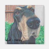 犬の磁石 マグネット (正面)