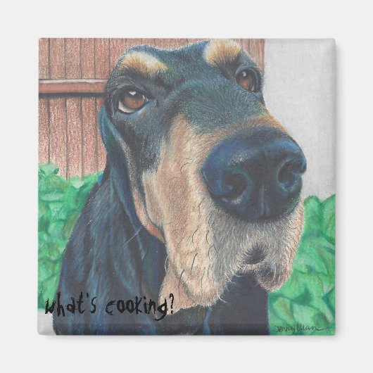 犬の磁石 マグネット (正面)