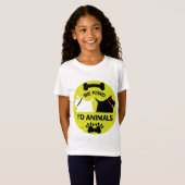 犬の福祉の保護権 |犬のオーナーボウルTh Tシャツ (正面フル)