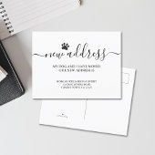 犬の移動 案内ポストカード