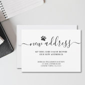 犬の移動 案内状