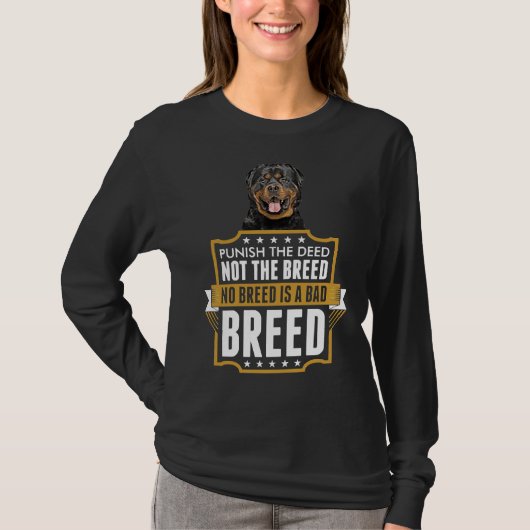 犬の種ではないロットワイラー Tシャツ (正面)
