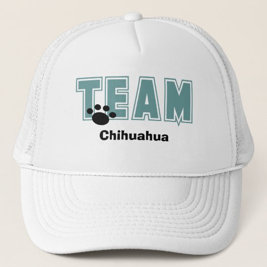 犬の種類のTEAM帽子/帽子 キャップ (正面)