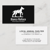 犬の立ちロゴ 名刺 (正面/裏面)