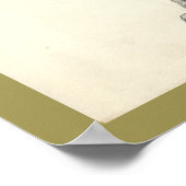 犬の筋肉の獣医解剖学プリント ポスター (角)