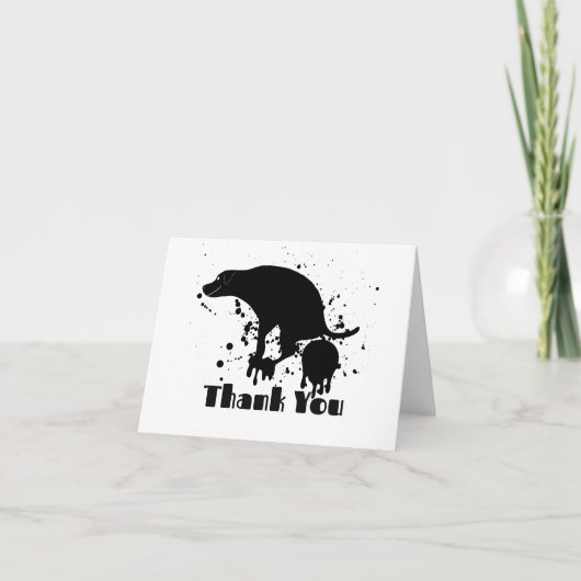 犬の糞をありがとう サンキューカード (正面)