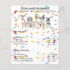 犬の紙吹雪虹 チラシ