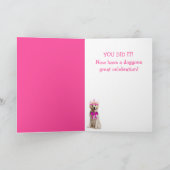 犬の素敵な最後の抗がん剤 カード (内部)