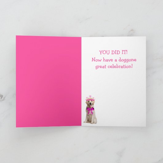 犬の素敵な最後の抗がん剤 カード (内部)