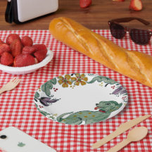 犬の素朴子犬のティール（緑がかった色）カラフルファームハウスキュート