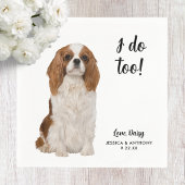 犬の結婚式のカクテル用ナプキン スタンダードカクテルナプキン