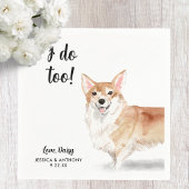 犬の結婚式のカクテル用ナプキン スタンダードカクテルナプキン