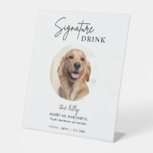 犬の結婚式のシグネチャードリンク