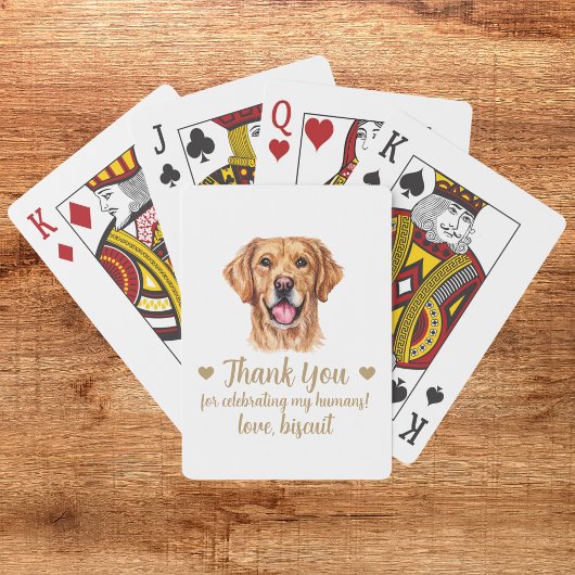 犬の結婚式の引き出物トランプ トランプ