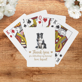 犬の結婚式の引き出物トランプ トランプ