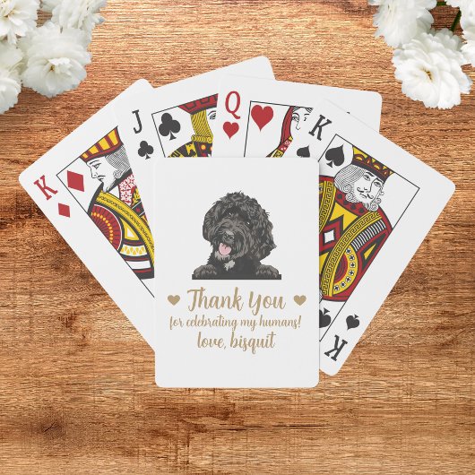 犬の結婚式の引き出物トランプ トランプ