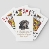 犬の結婚式の引き出物トランプ トランプ (裏面)