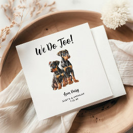 犬の結婚式 コックテール用ナプキン スタンダードカクテルナプキン