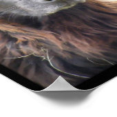 犬の絵画ポスター ポスター (角)