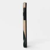 犬の絵画ポートレートの黒とタンパグ Case-Mate iPhoneケース (裏面/左)