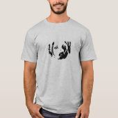 犬の絵 Tシャツ (正面)