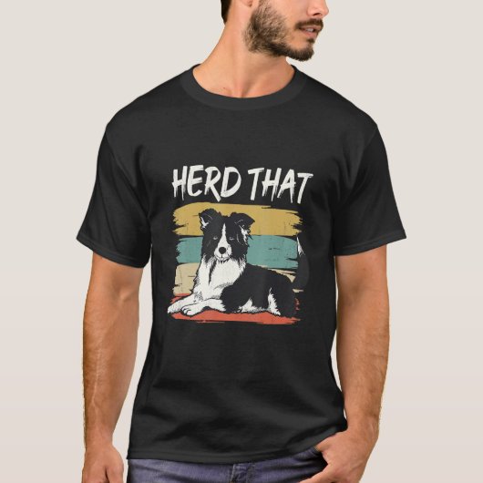 犬の縁ど子 Tシャツ (正面)