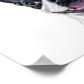 犬の署名ドリンクの看板 ポスター (角)