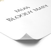 犬の署名ドリンクの看板 ポスター (角)