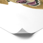 犬の署名ドリンクの看板 ポスター (角)