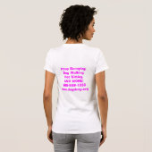 犬の義務 Tシャツ (裏面フル)