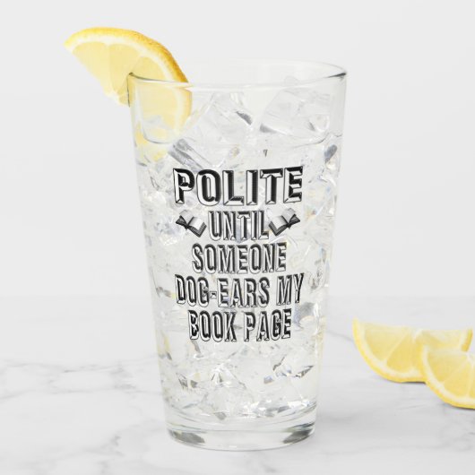 犬の耳本ユーモア タンブラーグラス (アイス正面)