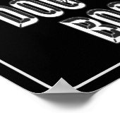 犬の耳本ユーモア ポスター (角)