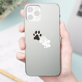 犬の肉球ステッカーセット シール (スマートフォン)