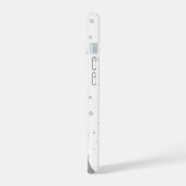 犬の肖像画 クリスマス フォンケース iPhone 15ケース (左側面)