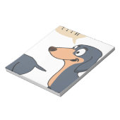 犬の背中 ノートパッド (回転)